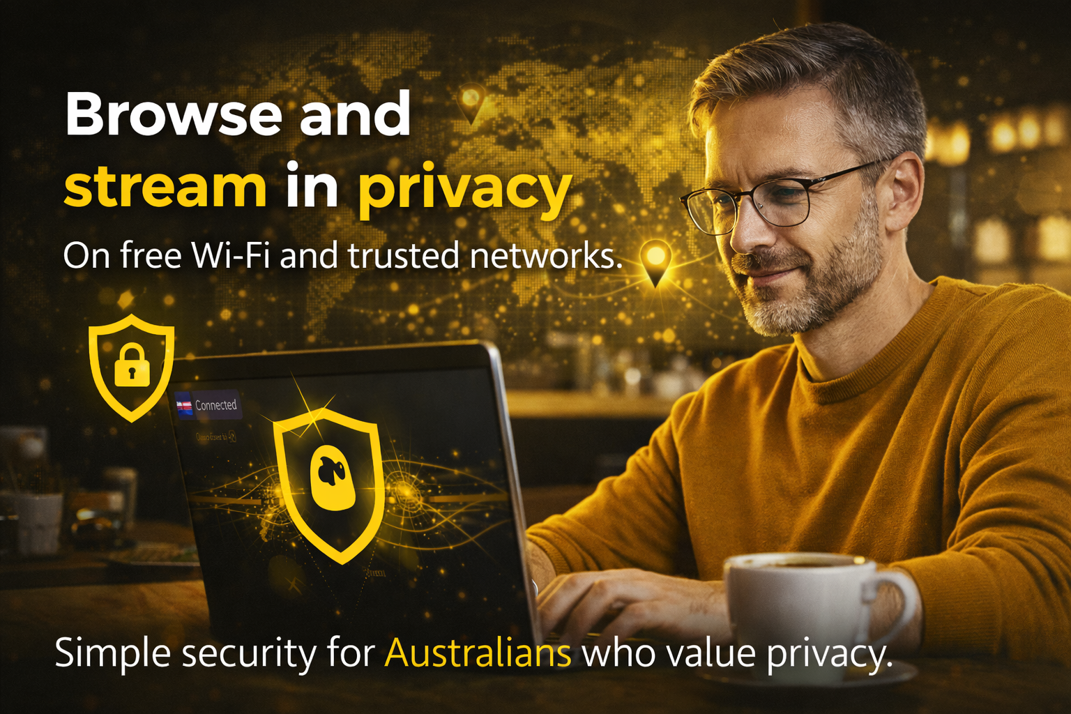 Browse and stream privately with CyberGhost VPN