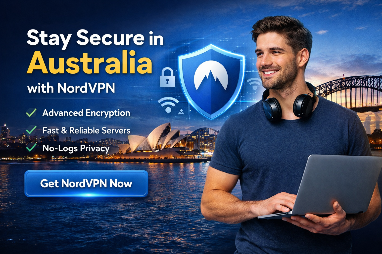 Stay secure online in Australia with NordVPN